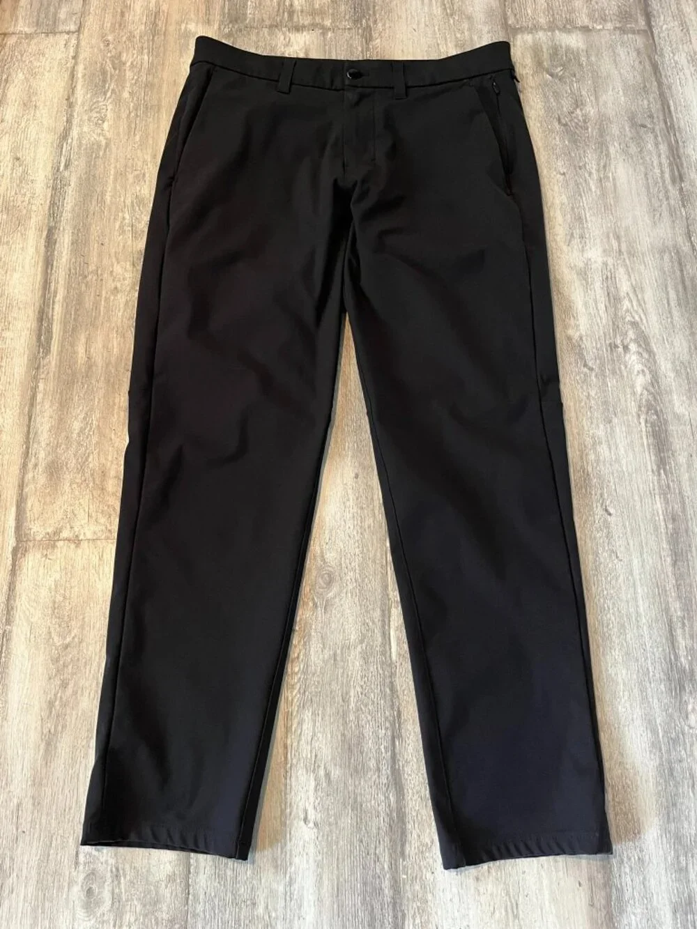 Lululemon Men's Commission Pant Slim 31x27 Warpstreme ABC, Obsidian (Black)